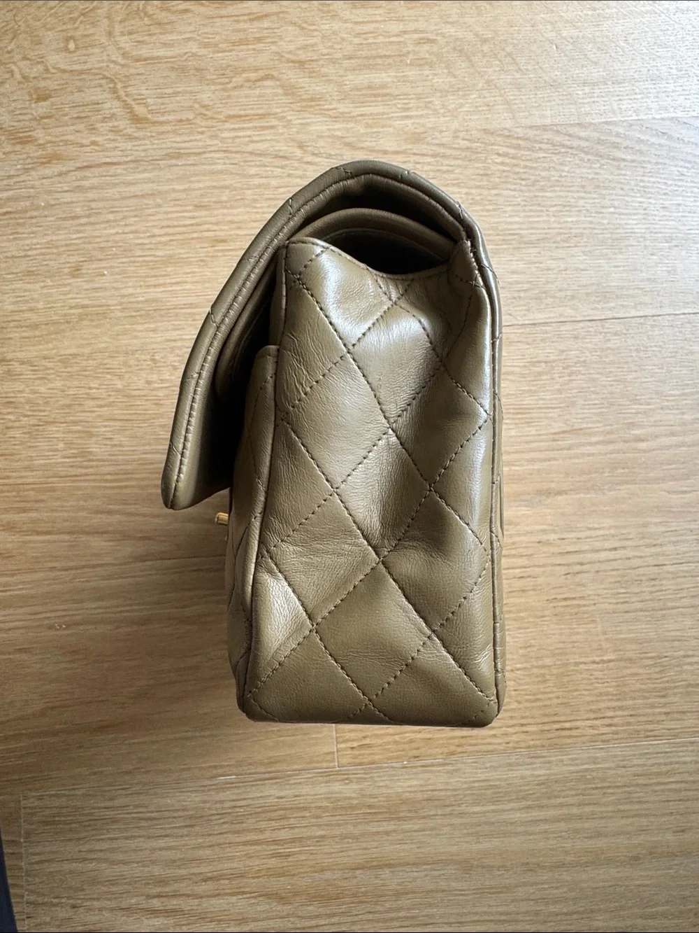 Vintage Chanel Medium Classic Flap Beige